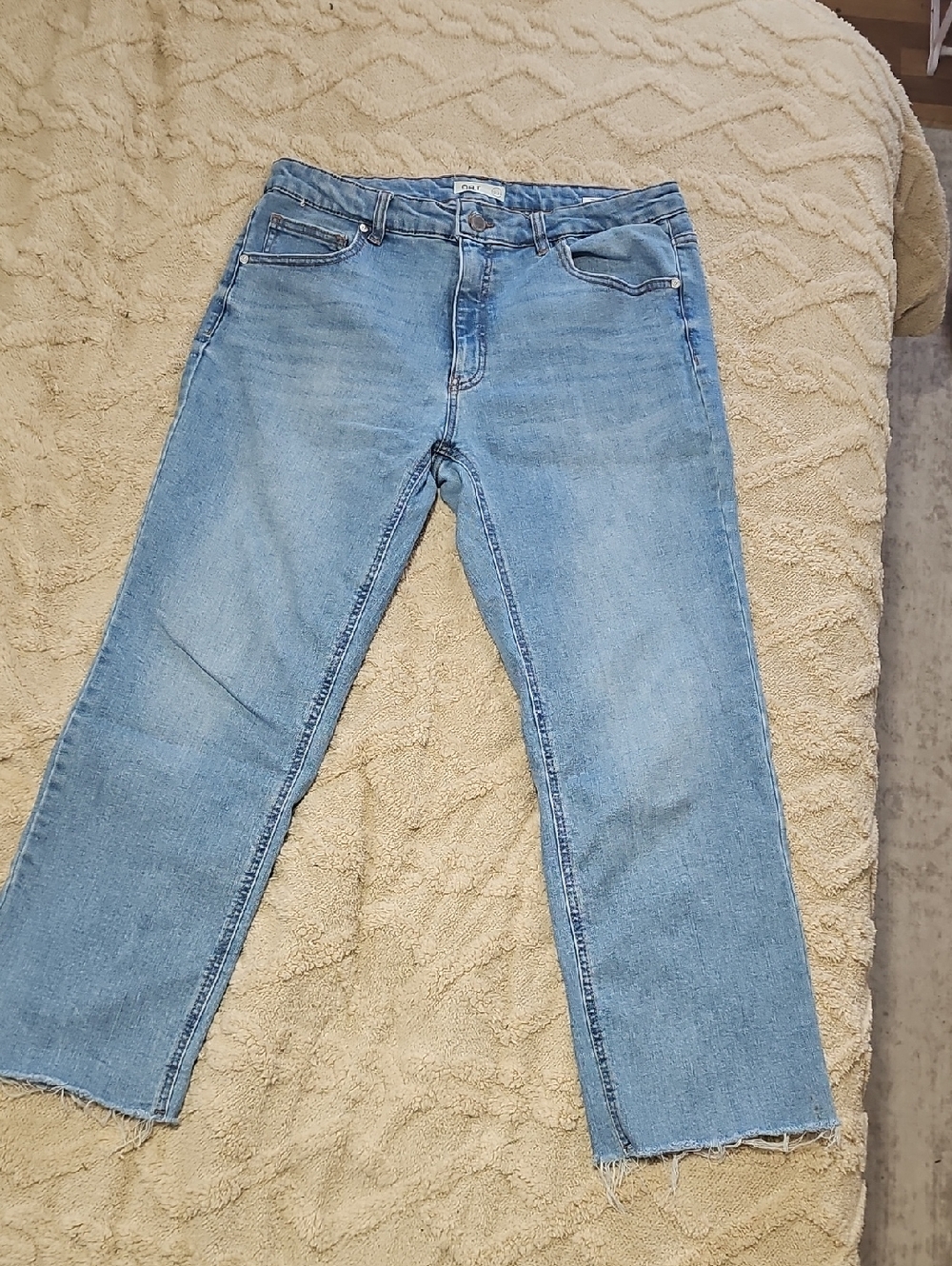 Oat New York Light Blue Women's Straight-Leg Jeans